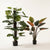 Kunstpflanzen-Duo – Monstera & Philodendron 120 cm – Set-Foto (mit KI generiert)