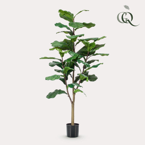 Kunstpflanze - Ficus Lyrata - Tabakspflanze - 120 cm
