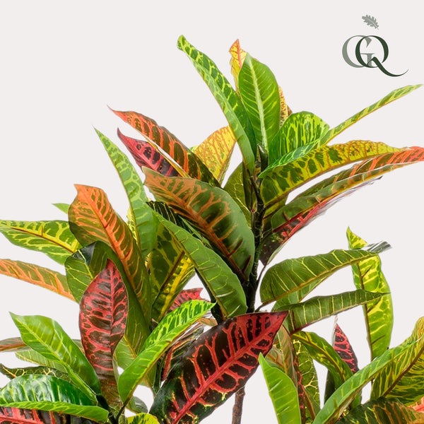 Kunstpflanze - Croton Codiaeum - Wunderstrauch - 95 cm