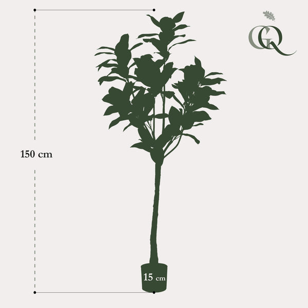 Kunstpflanze - Magnolia Grandiflora- 150 cm