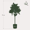 Kunstpflanze - Citrus Sinensis - Orange baum - 75 cm