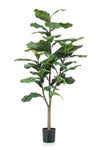 Kunstpflanze - Ficus Lyrata - Tabakspflanze - 120 cm