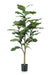Kunstpflanze - Ficus Lyrata - Tabakspflanze - 120 cm