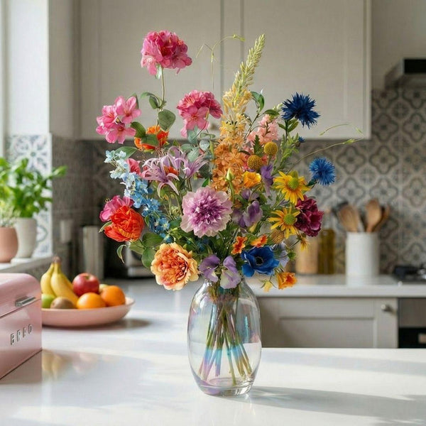 Kunstblumenstrauß ‚Summer Garden Deluxe' – Real Touch