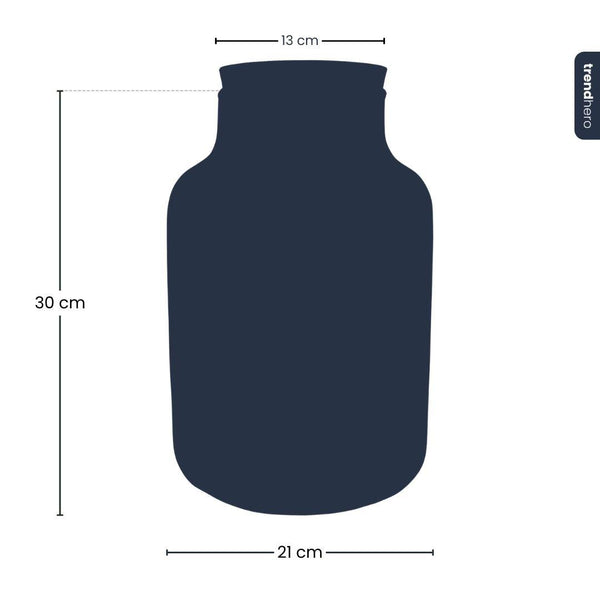 Terrarium-Flasche „Milky“ mit Beleuchtung
