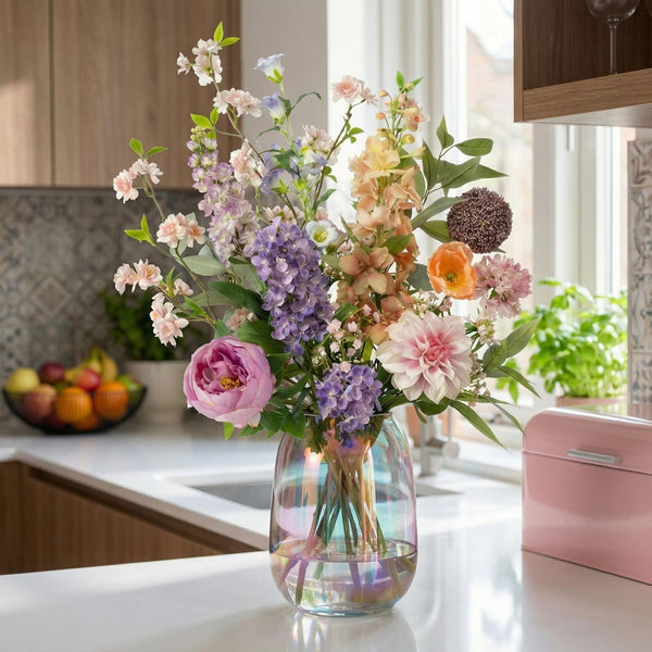 Kunstblumenstrauß „Pastel Meadow Deluxe" – Real Touch – Ansicht 5