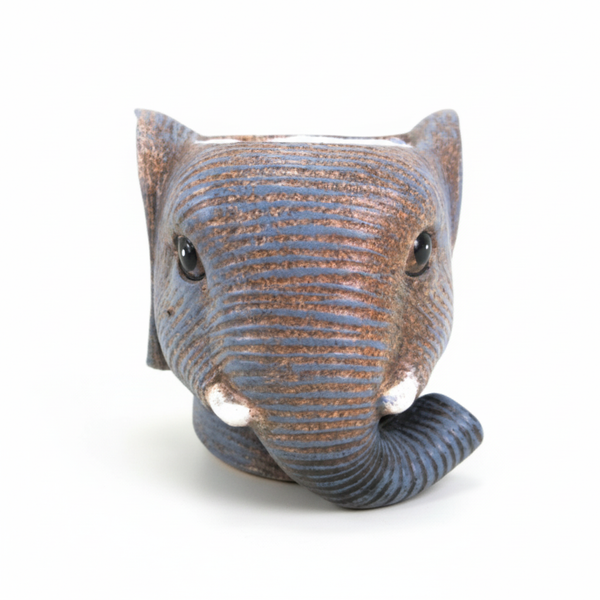 Übertopf Elefant – Grau