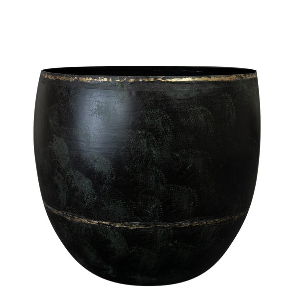 Pflanztopf „Belia" Vintage Schwarz