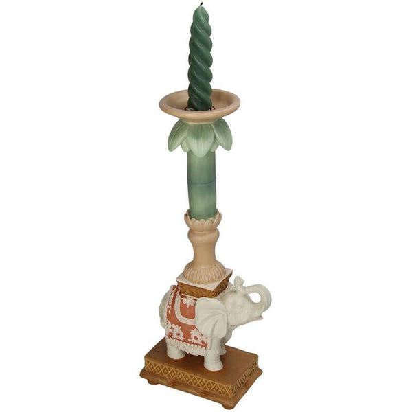 Kerzenhalter Elefant aus Polyresin
