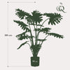Kunstpflanze - Philodendron - 80 cm