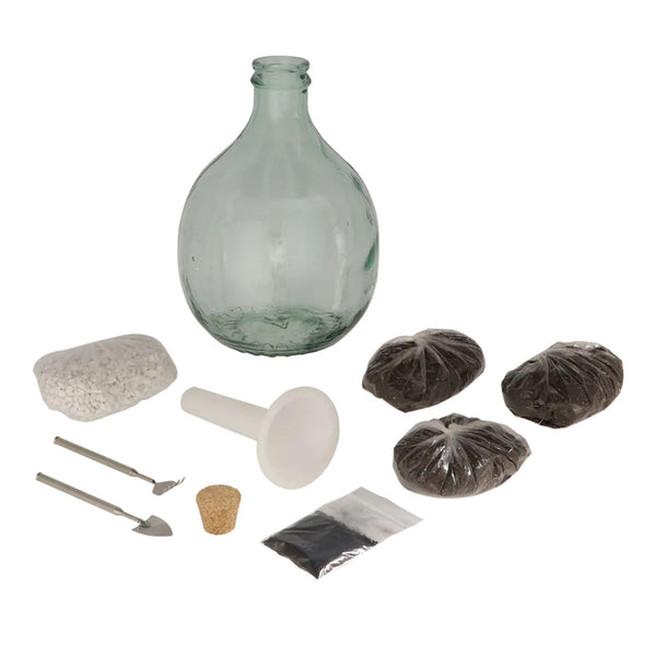 DIY-Terrarium-Set – geschlossenes Ökosystem in Geschenkbox