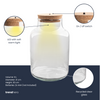 Terrarium-Flasche „Milky“ mit Beleuchtung