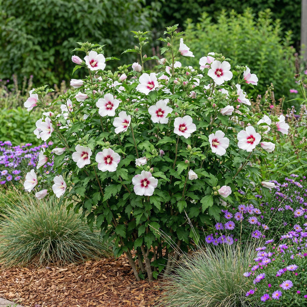 Garteneibisch ‚Hamabo' – Hibiscus syriacus – Ansicht 6