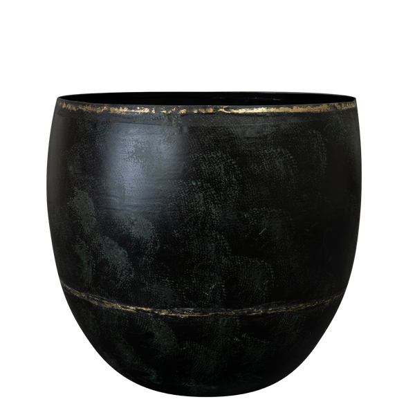 Pflanztopf „Belia" Vintage Schwarz