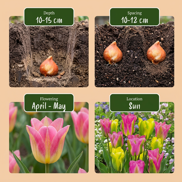 Tulpe ‚Strawberry Lemonade' – Tulipa – Ansicht 4
