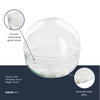 Terrarium-Flasche Dome XL zweiteilig