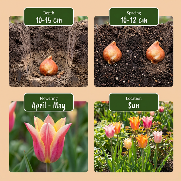 Tulpe ‚Ballade Mix' – Tulipa – Ansicht 4