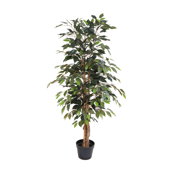 Kunstpflanze Birkenfeige (Ficus benjamina) – 130 cm