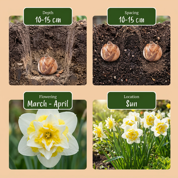 Narzisse ‚Ice King' – Narcissus – Ansicht 4