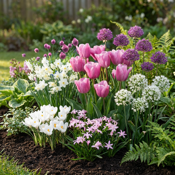 Blumenzwiebel-Set „Bulb Garden Pink" – rosa Blumenzwiebeln – Ansicht 2