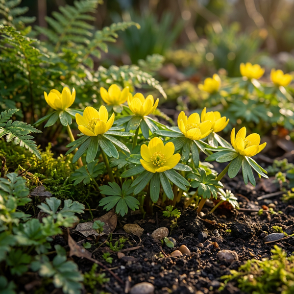 Kilikischer Winterling – Eranthis cilicica – Ansicht 2