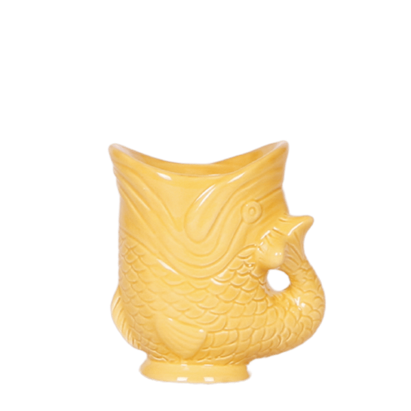 Übertopf Fish – Ø 6 cm, Gelborange