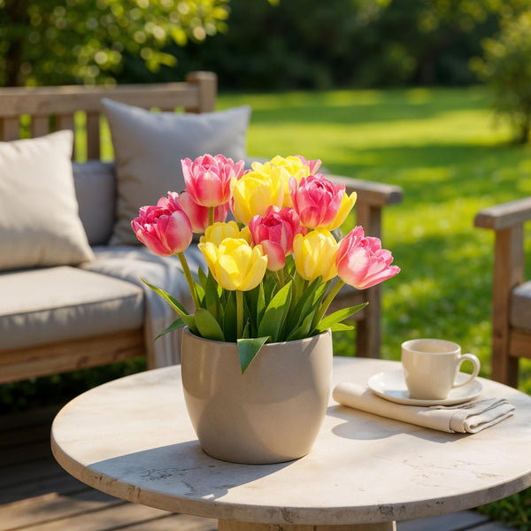 Gefüllte Tulpe ‚Foxtrot Mix' – Tulipa – Ansicht 3
