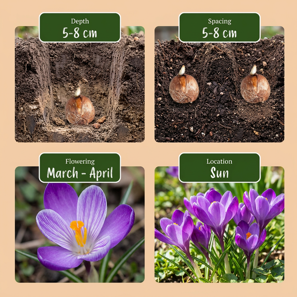Krokus ‚Ruby Giant' – Crocus tommasinianus – Ansicht 4