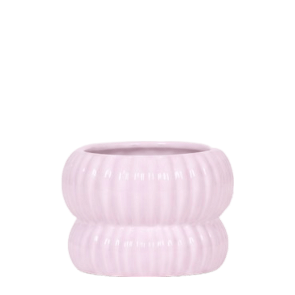Übertopf Horizon – Ø 6 cm, Hellrosa
