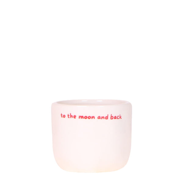 Ziertopf „To the Moon and Back“ – Ø 6 cm