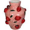 Vase Erdbeere aus Dolomit