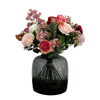 Kunstblumenstrauß „Flame Roses“