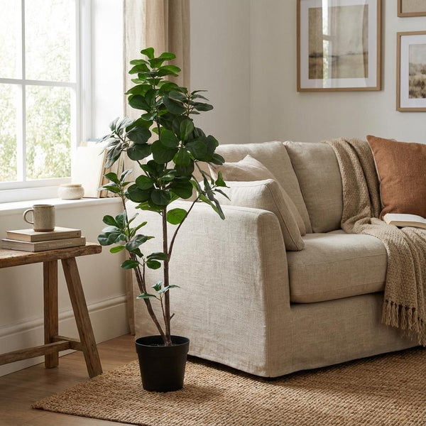 Kunstpflanze Geigenfeige (Ficus lyrata) – verzweigt – Ansicht 2
