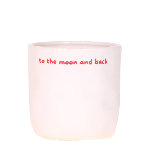 Ziertopf „To the Moon and Back“