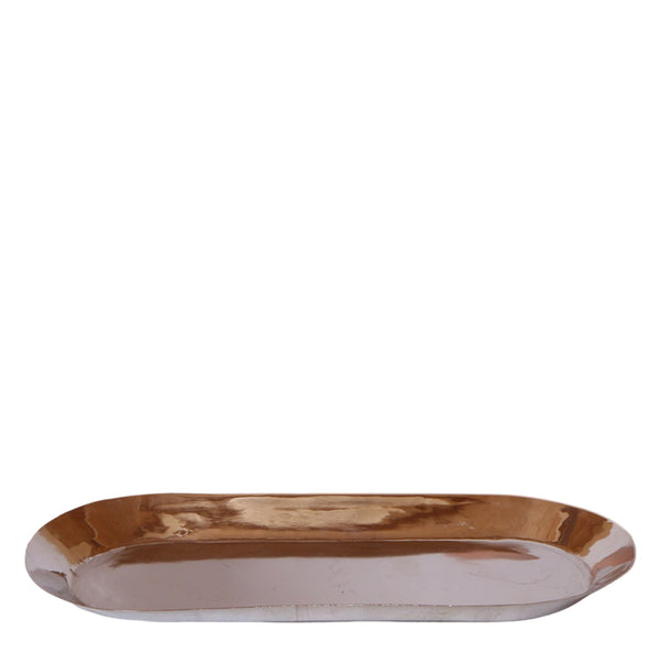 Ovales Tablett – Silber