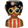 Deko-Set „Lady Sunny" – Vase mit 10 Real-Touch-Kunsttulpen