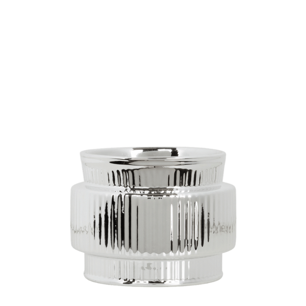 Übertopf Allure Shiny – Ø 6 cm, Silber