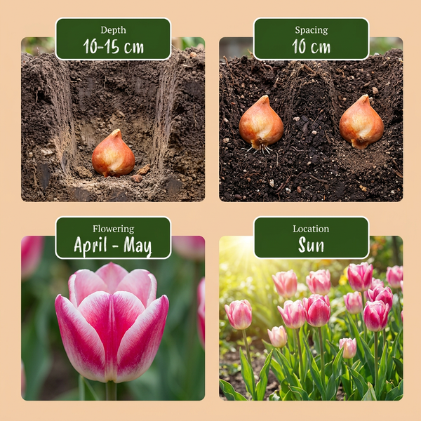 Tulpe ‚Mata Hari' – Tulipa – Ansicht 4