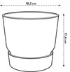 Blumentopf elho Greenville Round – Ansicht 5