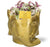 Dreimasterblume ‚Sweetness' – Tradescantia – Übertopf Elefant gold