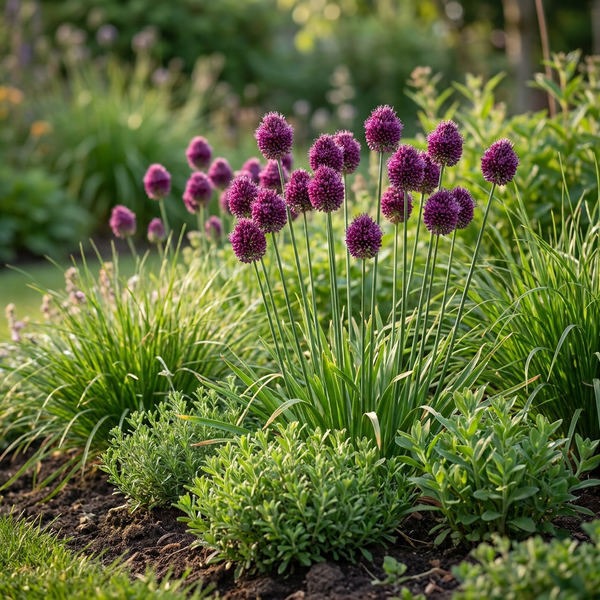 Kugelköpfiger Lauch – Allium sphaerocephalon – Ansicht 2