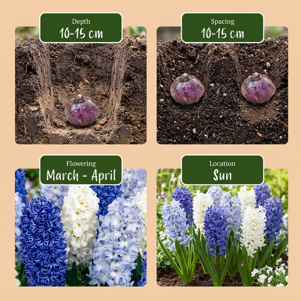Hyazinthe ‚Blue Water Mix' – Hyacinthus orientalis – Ansicht 4
