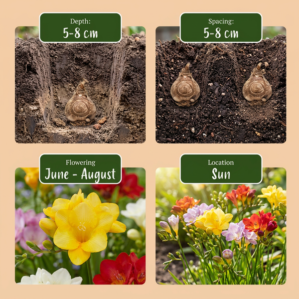 Gefüllte Freesie ‚Double Mix' – Freesia – Ansicht 4