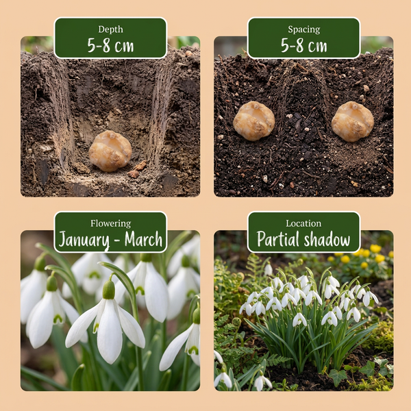 Großes Schneeglöckchen – Galanthus elwesii – Ansicht 4