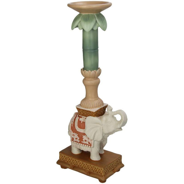 Kerzenhalter Elefant aus Polyresin