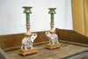 Kerzenhalter Elefant aus Polyresin