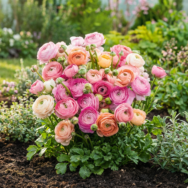 Ranunkel ‚Pastel Mix' – Ranunculus asiaticus – Ansicht 2