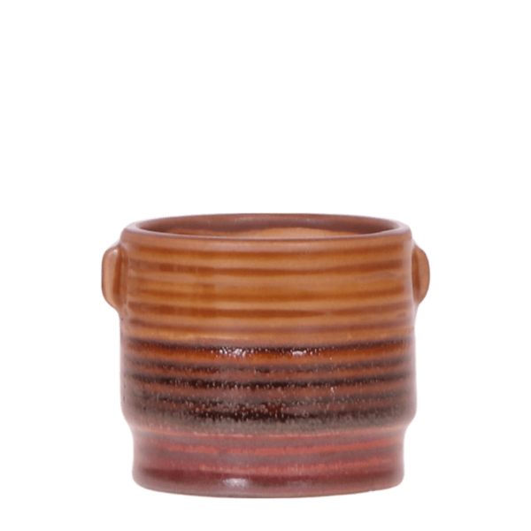 Übertopf Sunset – Ø 6 cm, Gelb