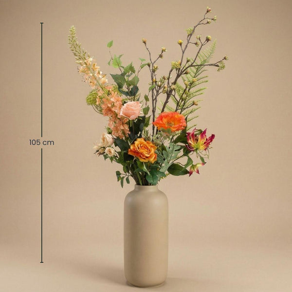 Kunstblumenstrauß ‚Amber Peach Deluxe' – Real Touch – Ansicht 4