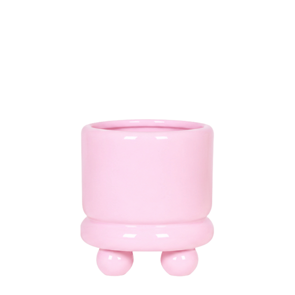 Übertopf Dotty – Ø 6 cm, Rosa